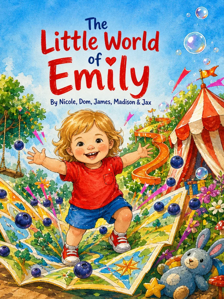 The Little World of You — a Sundayfawn custom hardcover storybook.
