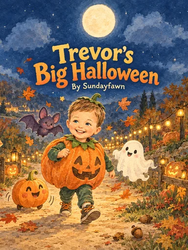 Your Big Halloween — a Sundayfawn custom hardcover storybook.