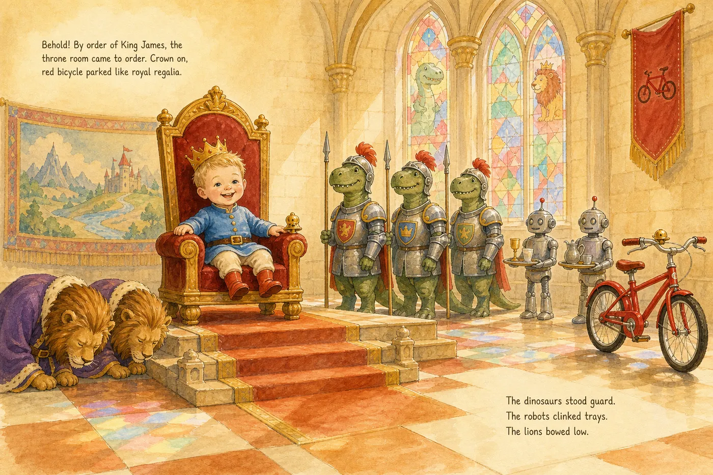 Interior spread from The Kingdom of You.