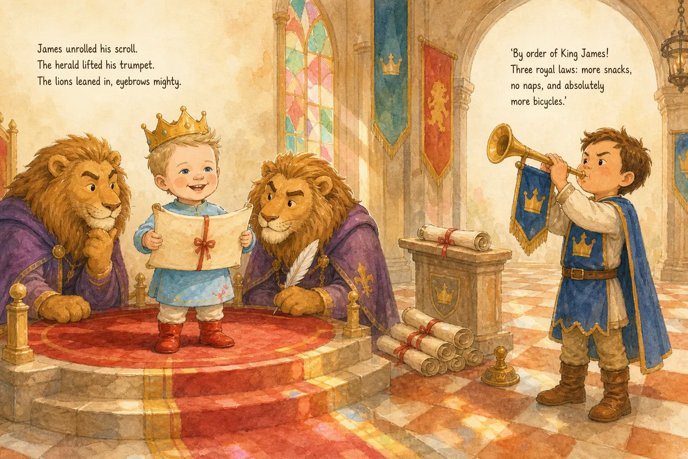 A character illustrated from a family photo.