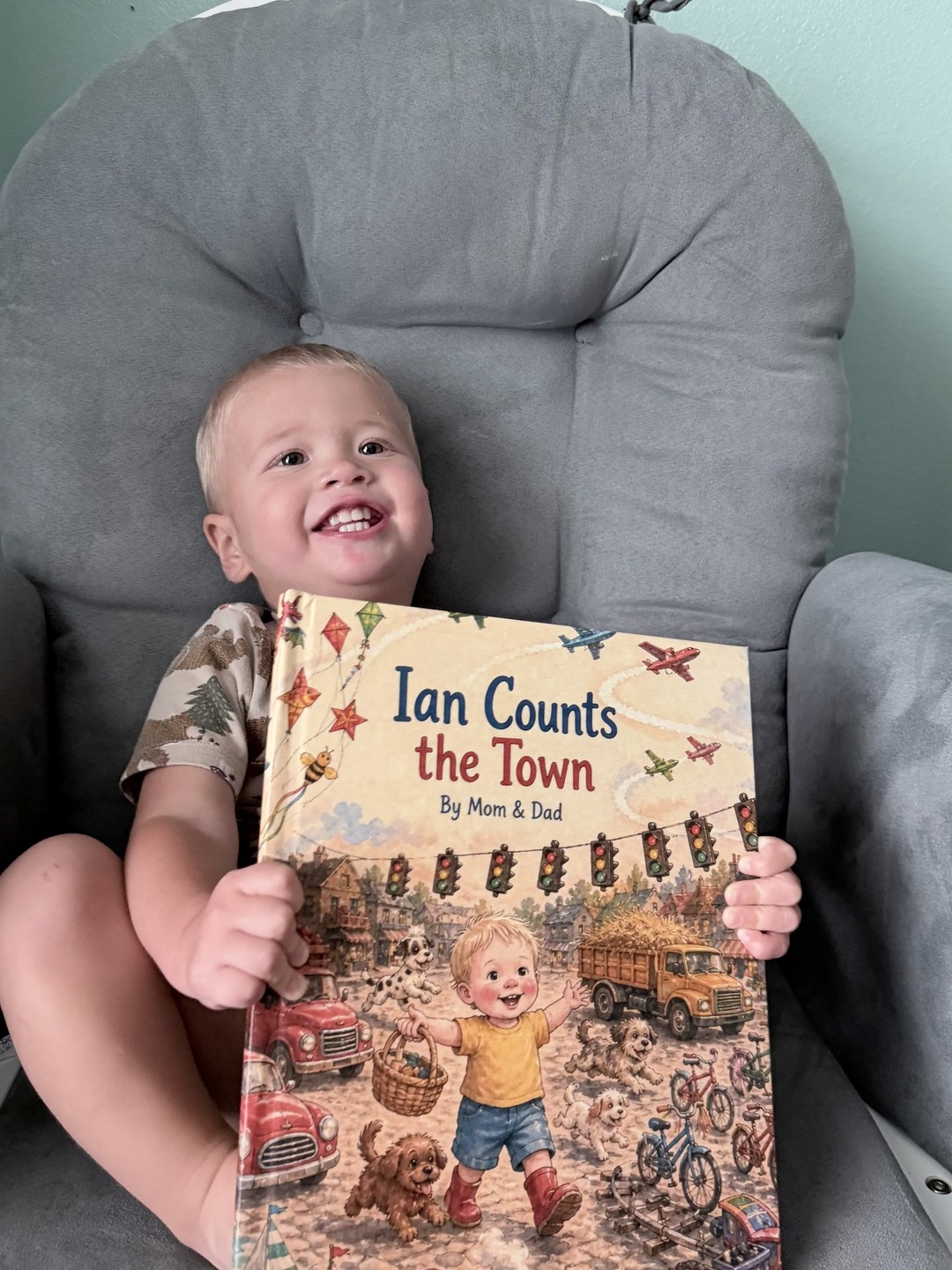 That grin, with his name right on the cover.